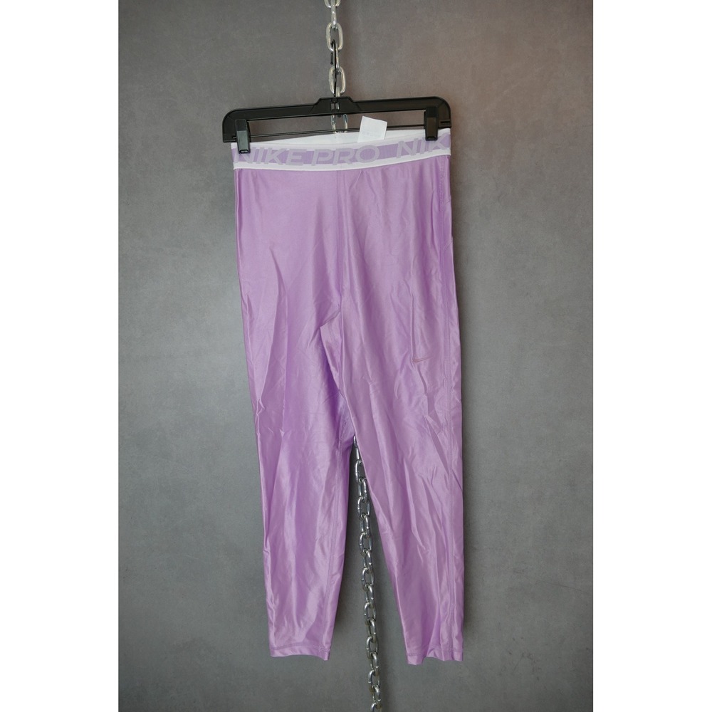 $55 WOMENS NIKE PRO HIGH RISE 7/8 TRAINING Compression TIGHTS DA0570-591 M - Picture 2 of 7